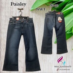 Paisley NWT - Sz 33 - Babes only - 5 pocket jeans